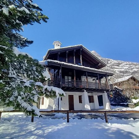 La Maison Des Guides - Trilocale A 500 Mt Dalle Piste Di Dolonne Courmayeur Esterno foto