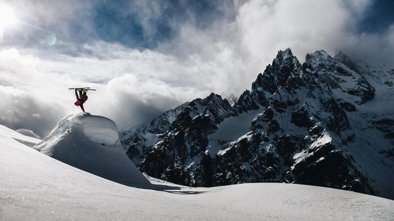 La Maison Des Guides - Trilocale A 500 Mt Dalle Piste Di Dolonne Courmayeur Esterno foto